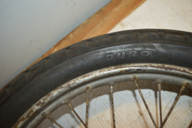 Voorwiel 19inch/WM2/Duro 3.25/36 spaken/remnaaf 150mm