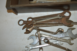 Chroom Vanadium steek/ring  Engelse maten partij