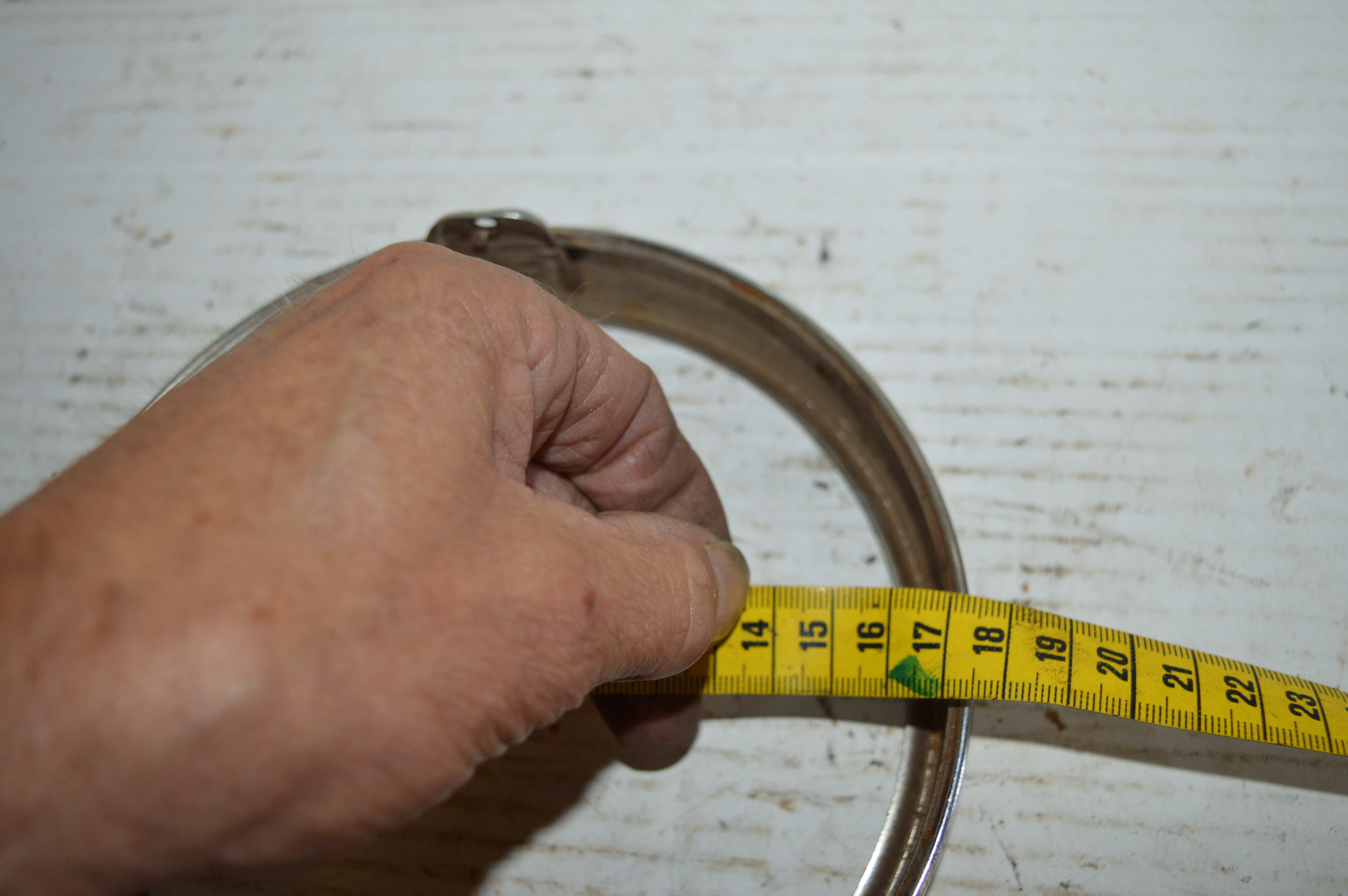 Koplamp ring chroom 153/170 mm