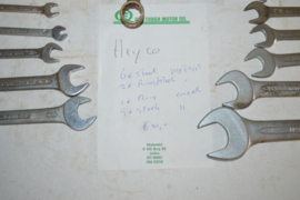 Heyco ring/steek sleutels 14 stuks