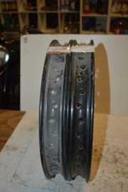 Bsa 19 inch/WM2/40 spaken/ zwart gemoffeld/stel