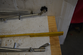 Achter rek L70 cm chroom