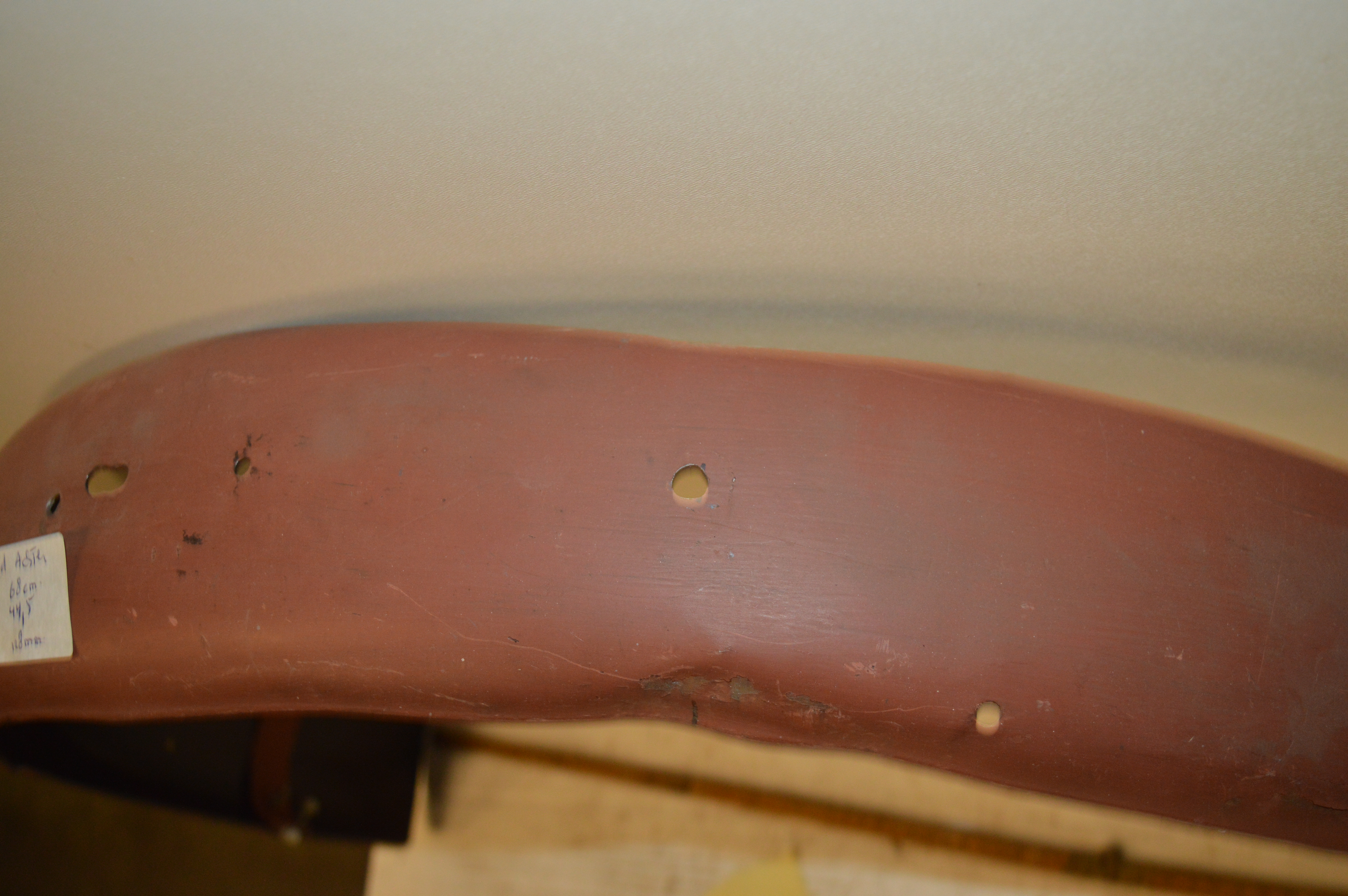 Spatbord Achter opklapbaar 19 inch
