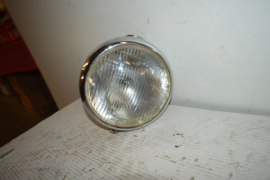 Koplamp 170 mm Lucas glas/ampere meter en schakelaar