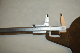 Matchless/AJS remankerplaat/metaal massief/180 mm