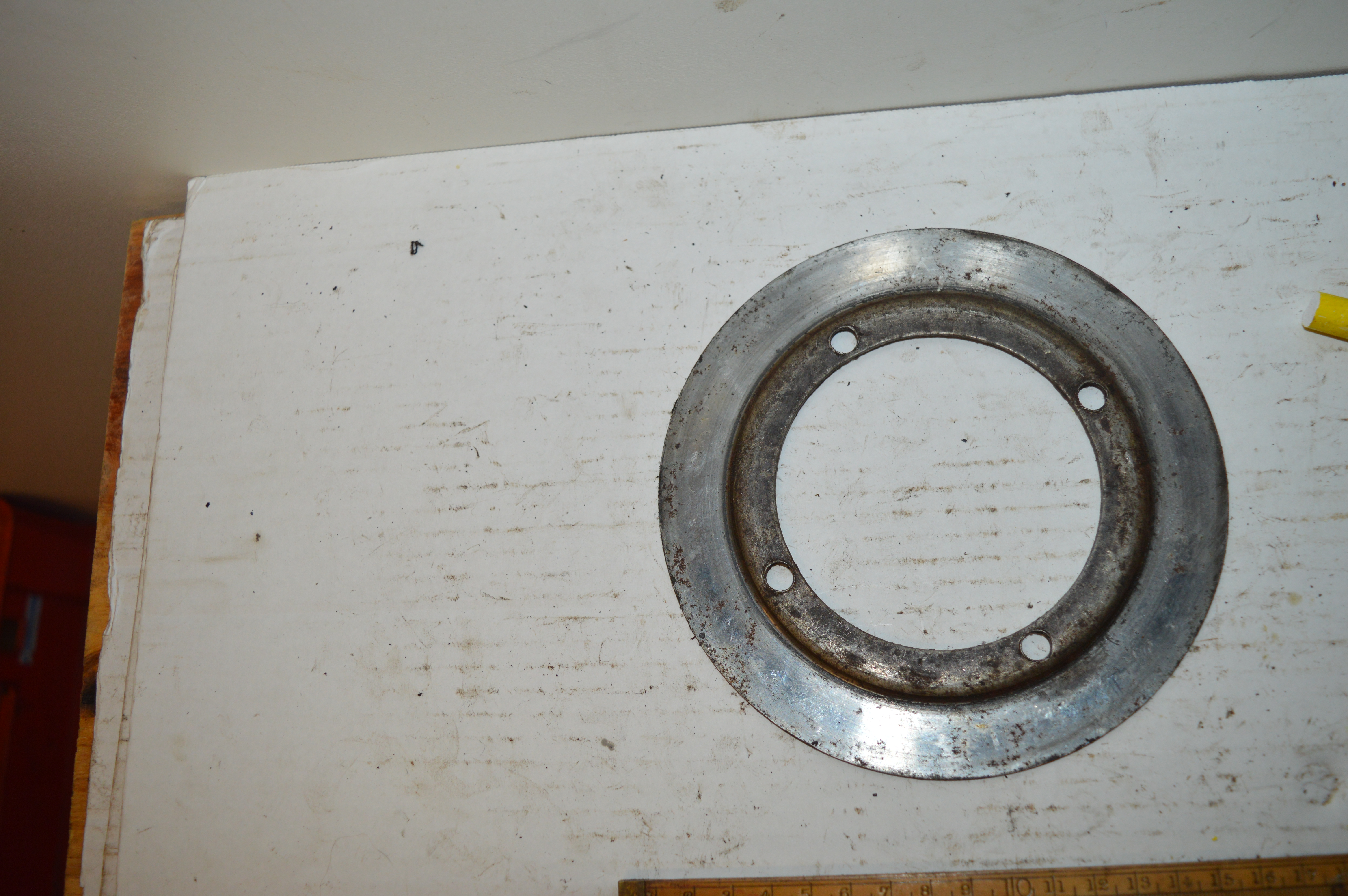 Rudge 5/833 koppeling plaat met verzet
