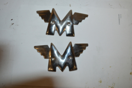 Matchless emblemen chroom/stel
