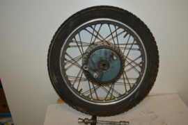 Norton Achterwiel 19 inch3.50 compleet