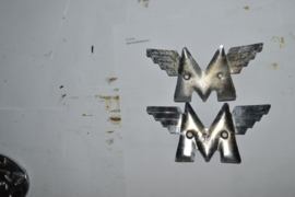 Matchless emblemen chroom/stel