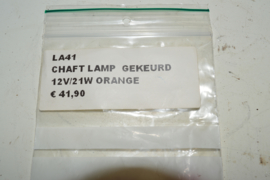 LA41 Chaft lamp 12 volt 21watt oranje