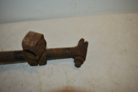 Zijspan klem/buis/bout lengte 26cm/breed 10cm/buis33mm/gat 39mm