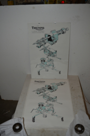 Triumph A poster versnelling bak swing arm 61.5x42 cm