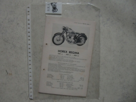 Horex Regina 250-350-400 cc techniekboek