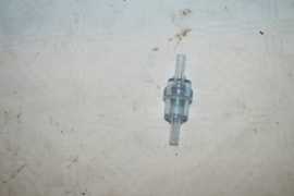 benzinefilter 6mm/kunststof blauw