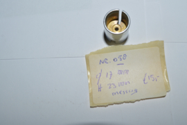 Gasschuif nr 058 chroom/messing
