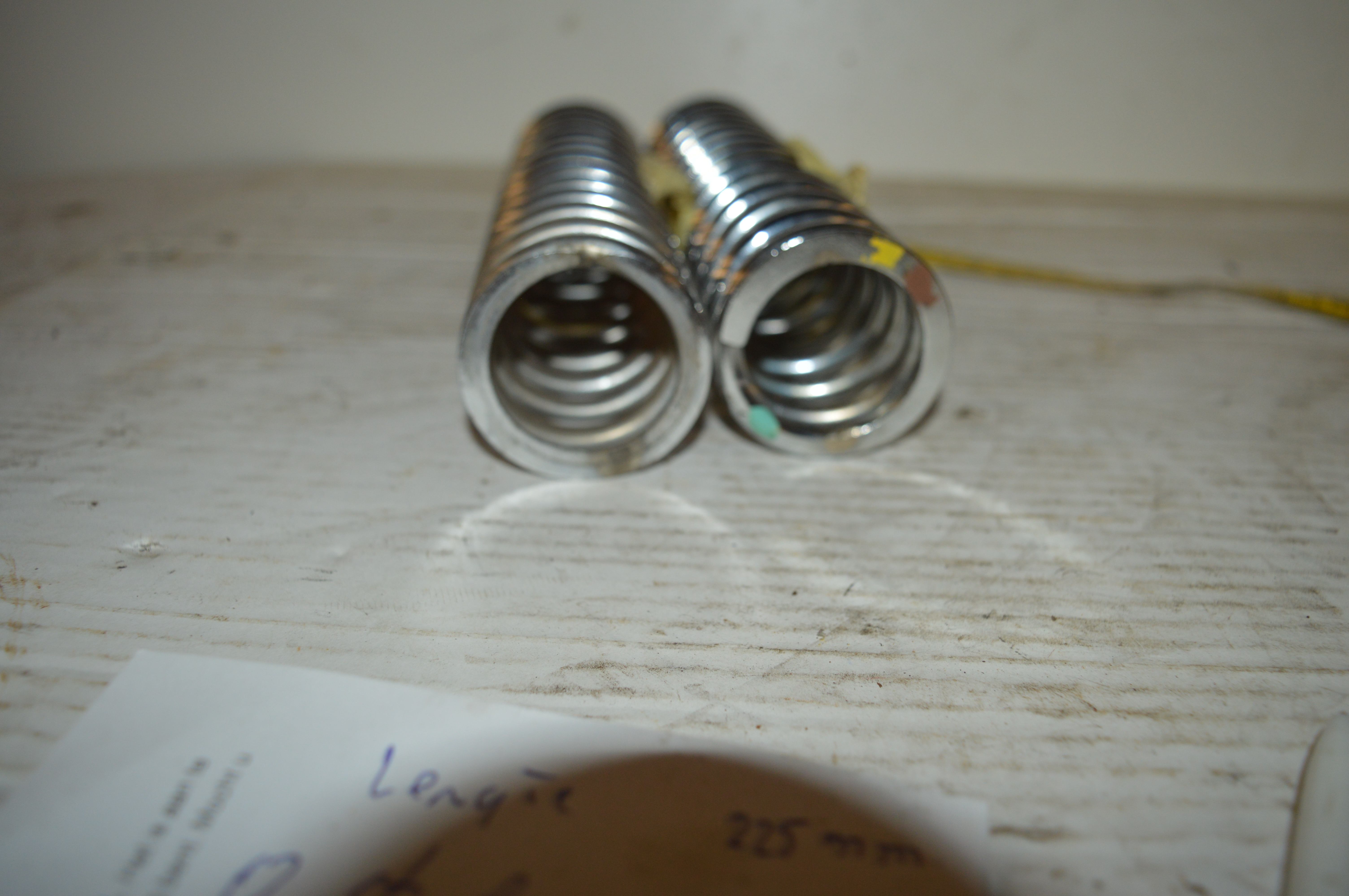Veren chroom lengte 225 mm