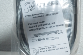 Sachs versnelling kabel zwart/ongevoerd