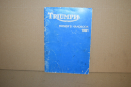 Triumph T140 Instructie Boek 1981