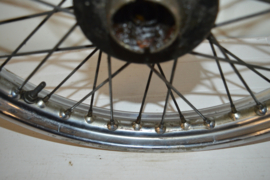 Bsa Achterwiel 19 inch/WM2 chroom
