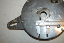 Matchless/AJS Remankerplaat chroom 195/180 mm