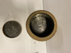 Blik  hoogte 220 mm diameter 180 mm