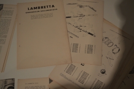 Lambretta 125LD/150D/150LD scooters onderhoud en instructie boek