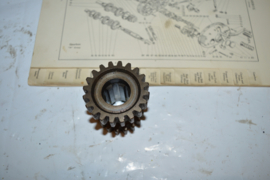 Bsa 24-4221 gearbox layshaft gear 17-20 tanden