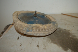 Step/Kruiwagen wiel aluminium velg