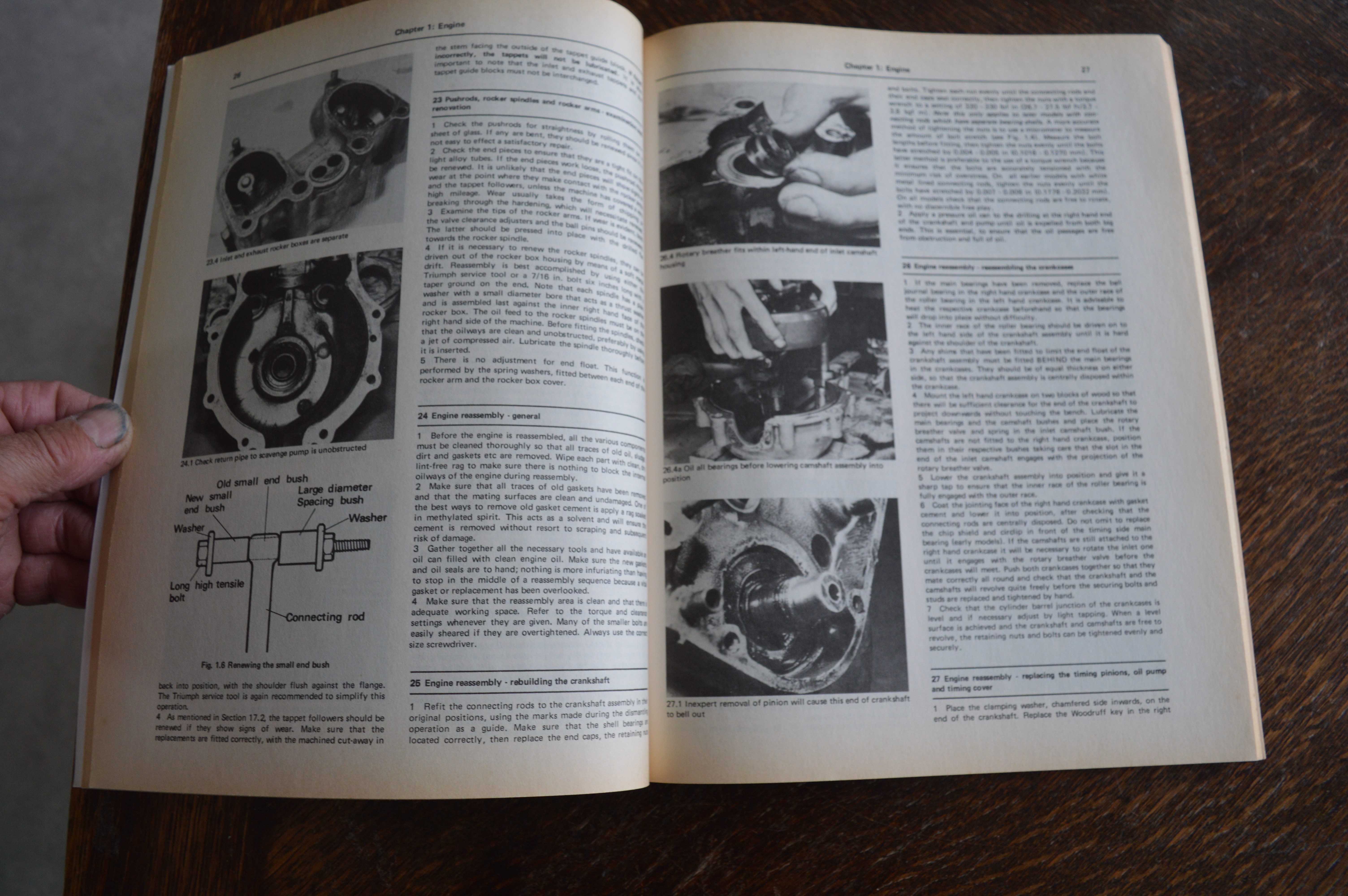 Triumph pre-unit twins Haynes boek