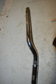 Stuur chroom lengte 68 cm/midden stuk 25 mm/uiteinden 22 mm
