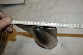 Tweetakt Uitlaat eind stukken/lengte 24 cm/breed 90/150mm