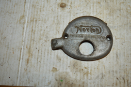 Norton 4 bak deksel met indicator plaat messing