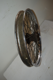 Bsa Achterwiel 19 inch/WM2 chroom