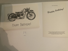 Triumph 500cc Twin 1939 Tiger 100 Ansicht kaart nr 14