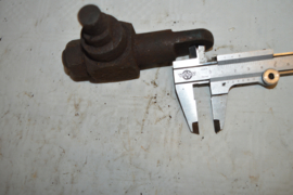 Zijspan aansluiting bout 16 mm/gat 12 mm/lengte 13 cm