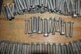 RVS Bouten lengte 50/60/70 mm/M 12 diameter