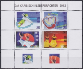 NVPH  613-616  Caribische Klederdrachten Postfris  2012 A-0878