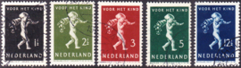 NVPH  327/331 Kinderpostzegels 1939 Gebruikt