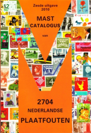 Plaatfout catalogus Mast (laatste editie 2010) met 2704 plaatfouten