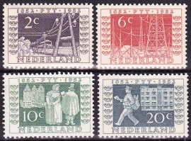 NVPH 588-591 Jubileum I.T.E.P.zegels 1952 Postfris