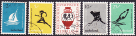 NVPH  676-680 Olympische spelen 1956 Gebruikt