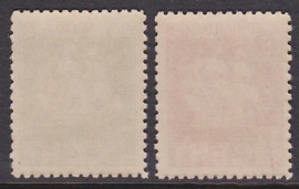 NVPH 195-196 Scheepje Indische druk  Ongebruikt Cataloguswaarde 30,00 E-3453