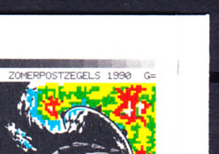 Postzegelboekje 40 met snijlijn rechts boven  Postfris  ONBEKEND IN DE NVPH