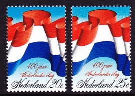 NVPH 1010/1011 400 jaar Ned vlag Postfris