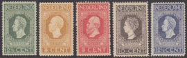 NVPH   90-94 Jubileum 1913 Ongebruikt  Cataloguswaarde 15.00  E-9851