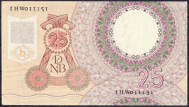 Nederland 25 Gulden bankbiljet 1955 NR 83-1a  kwaliteit P+