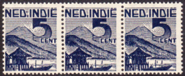 Plaatfout Ned. Indie 320 P + P1 Postfris