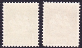 NVPH 200-201 Scheepje Engelse druk Postfris Cataloguswaarde 3,50