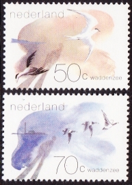 NVPH  1268-1269  Waddengebied Postfris