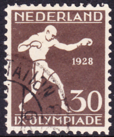 Plaatfout   219 PM5  Olympiade 1928  Gebruikt